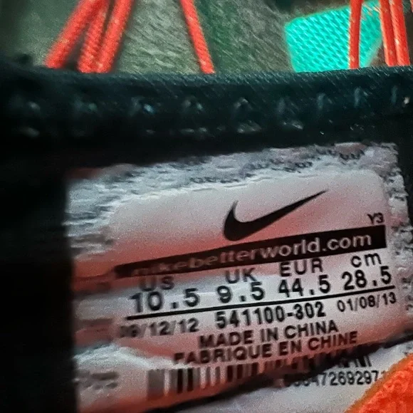 Nike Lebron 10 ‘Miami dolphins’ mens sneakers Athletic Shoes